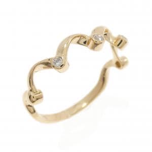 K18YG ダイヤモンド リング 0.05CT