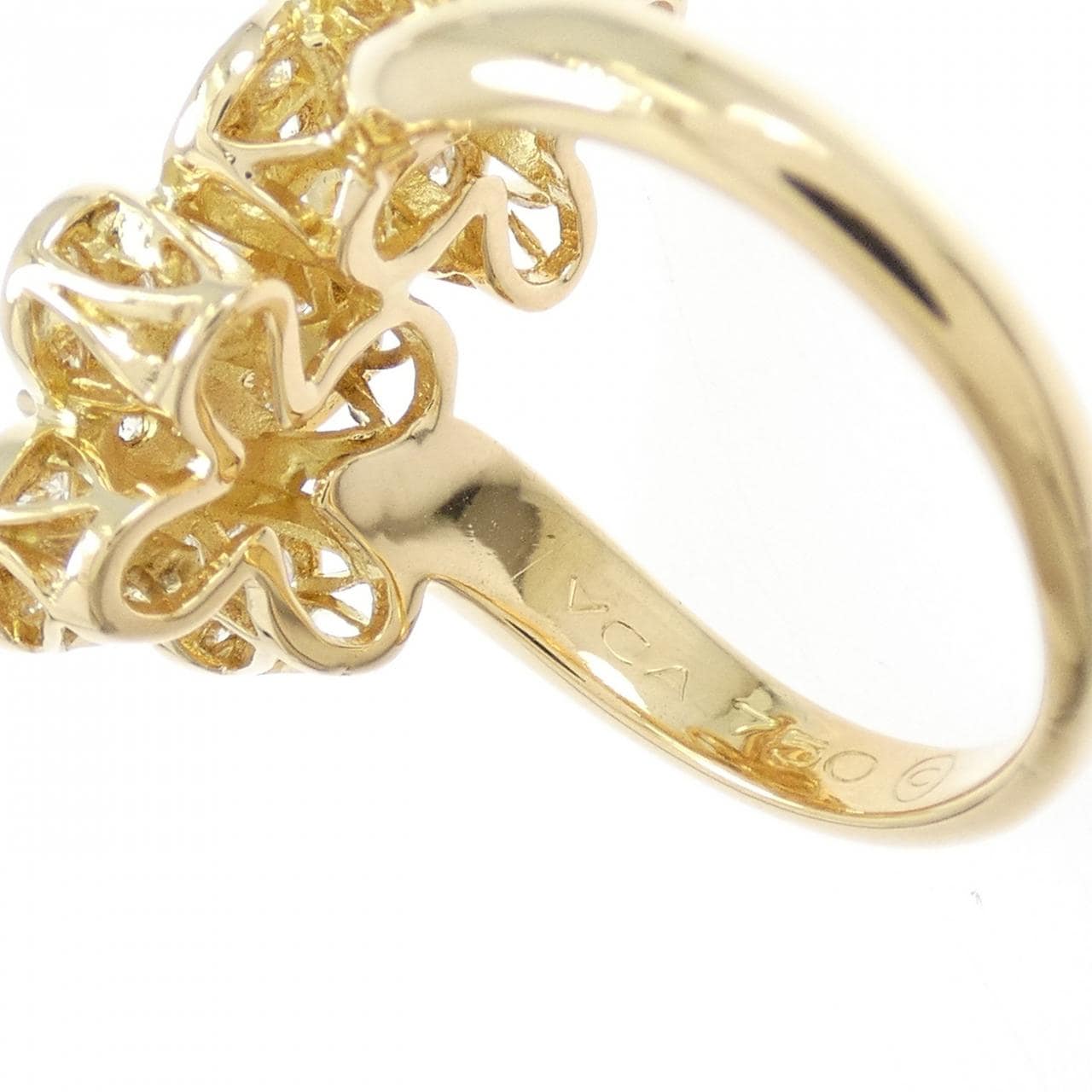 【ヴィンテージ】ヴァンクリーフ&アーペル トレフル リング