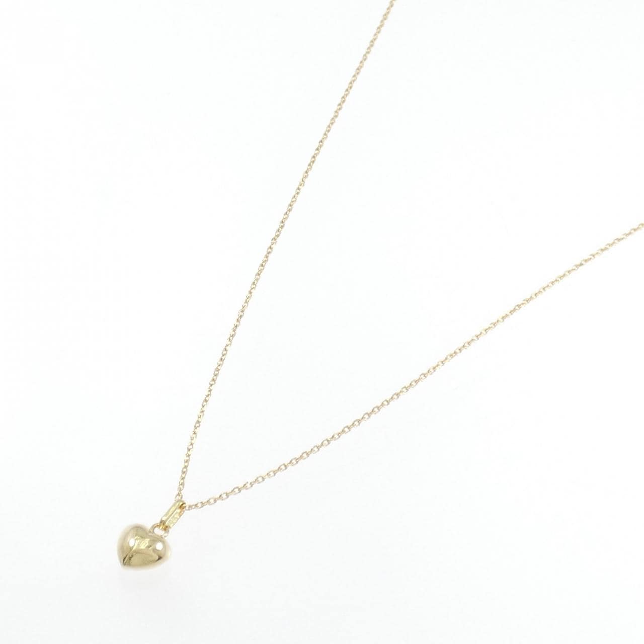 K18YG ハート ネックレス