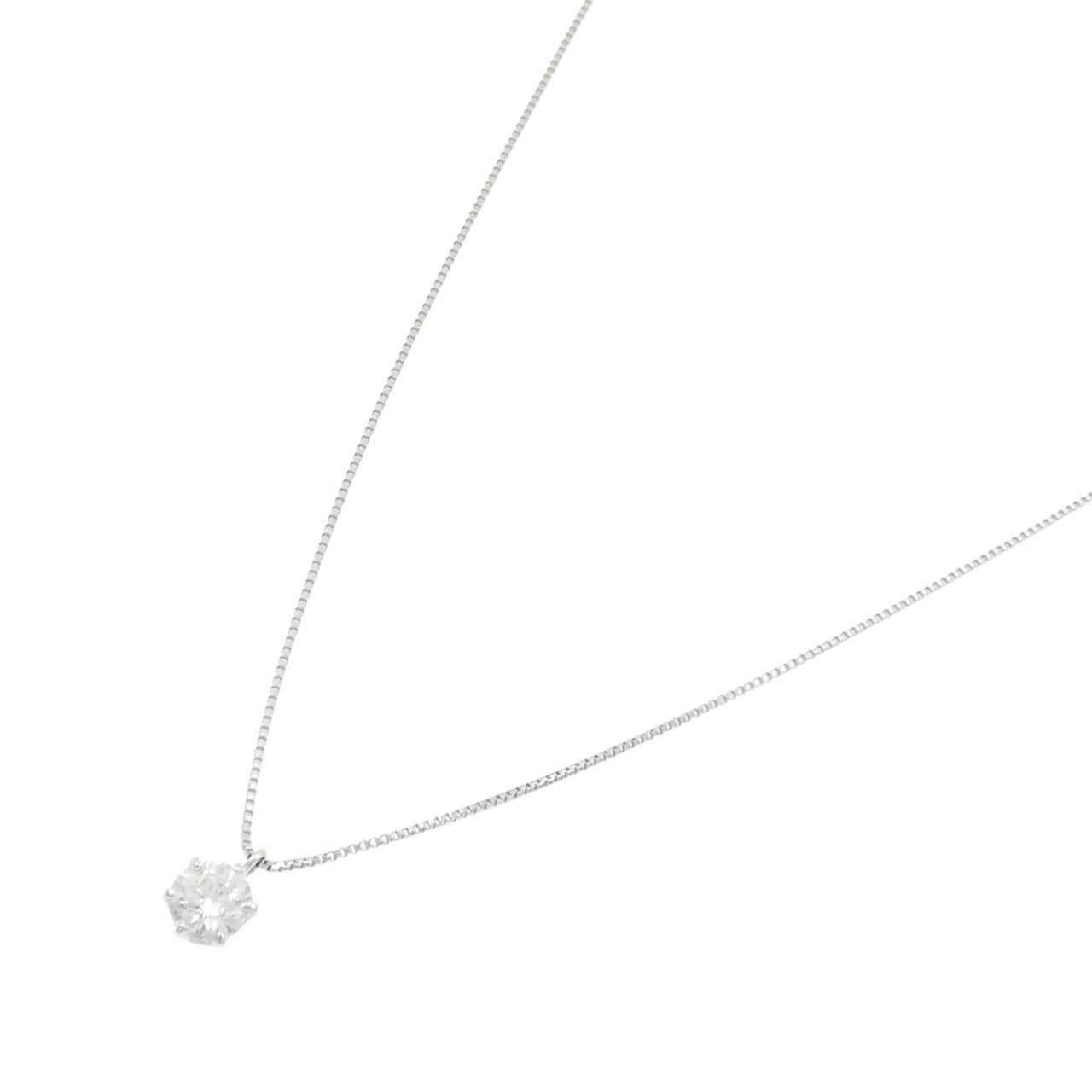 PT900/PT850 ソリティア ダイヤモンド ネックレス 0.305CT