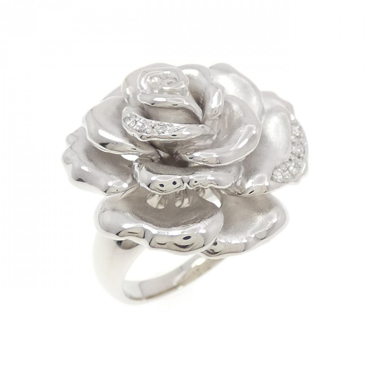 PT900 ローズ ダイヤモンド リング 0.057CT