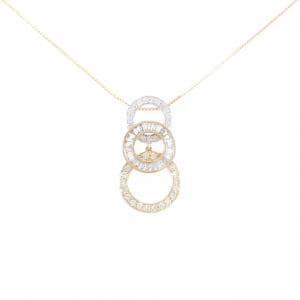 K18スリーカラー ダイヤモンド ネックレス 0.86CT