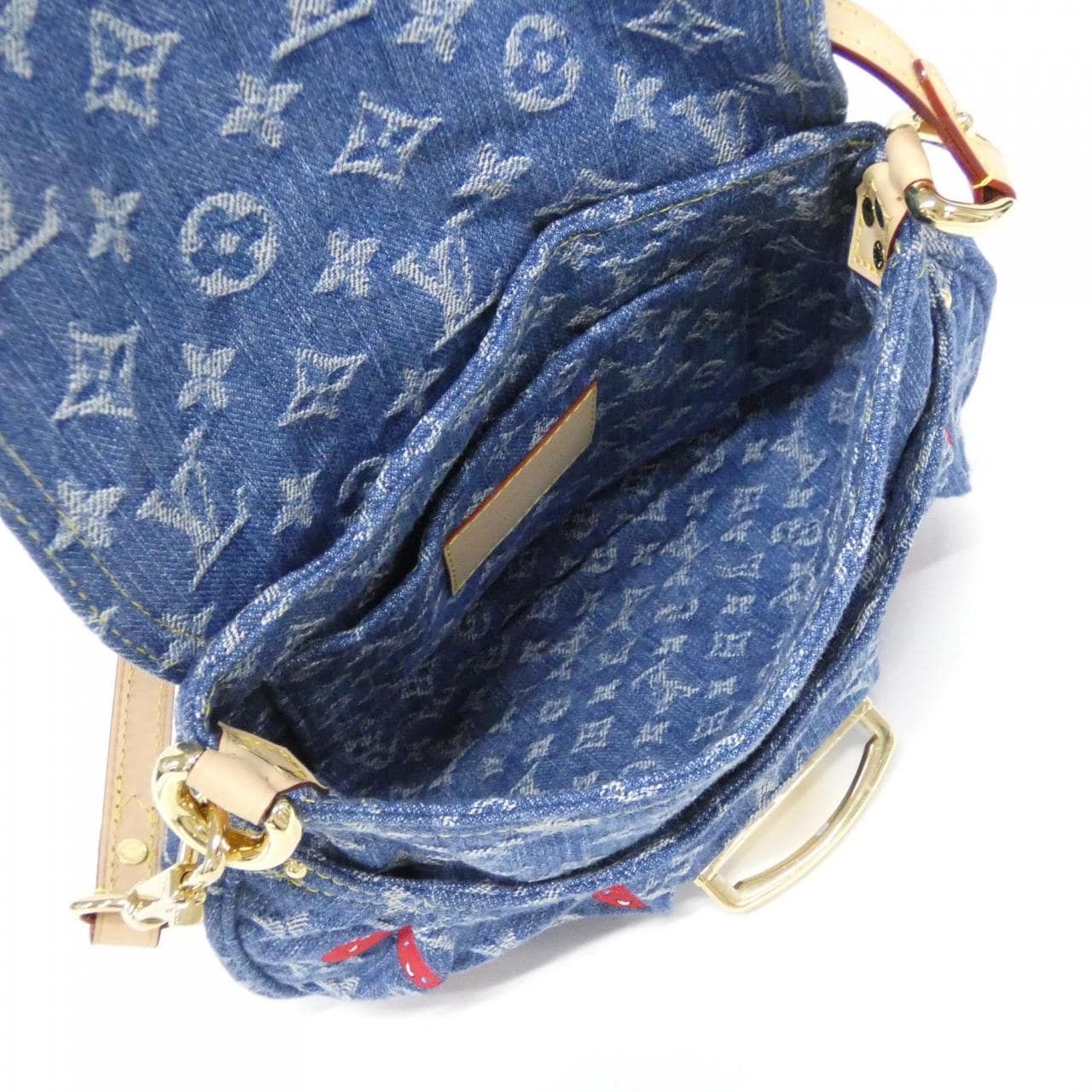 ルイヴィトン モノグラム チェリー デニム(LV X TM) サンセット 2025 M13680 ショルダーバッグ