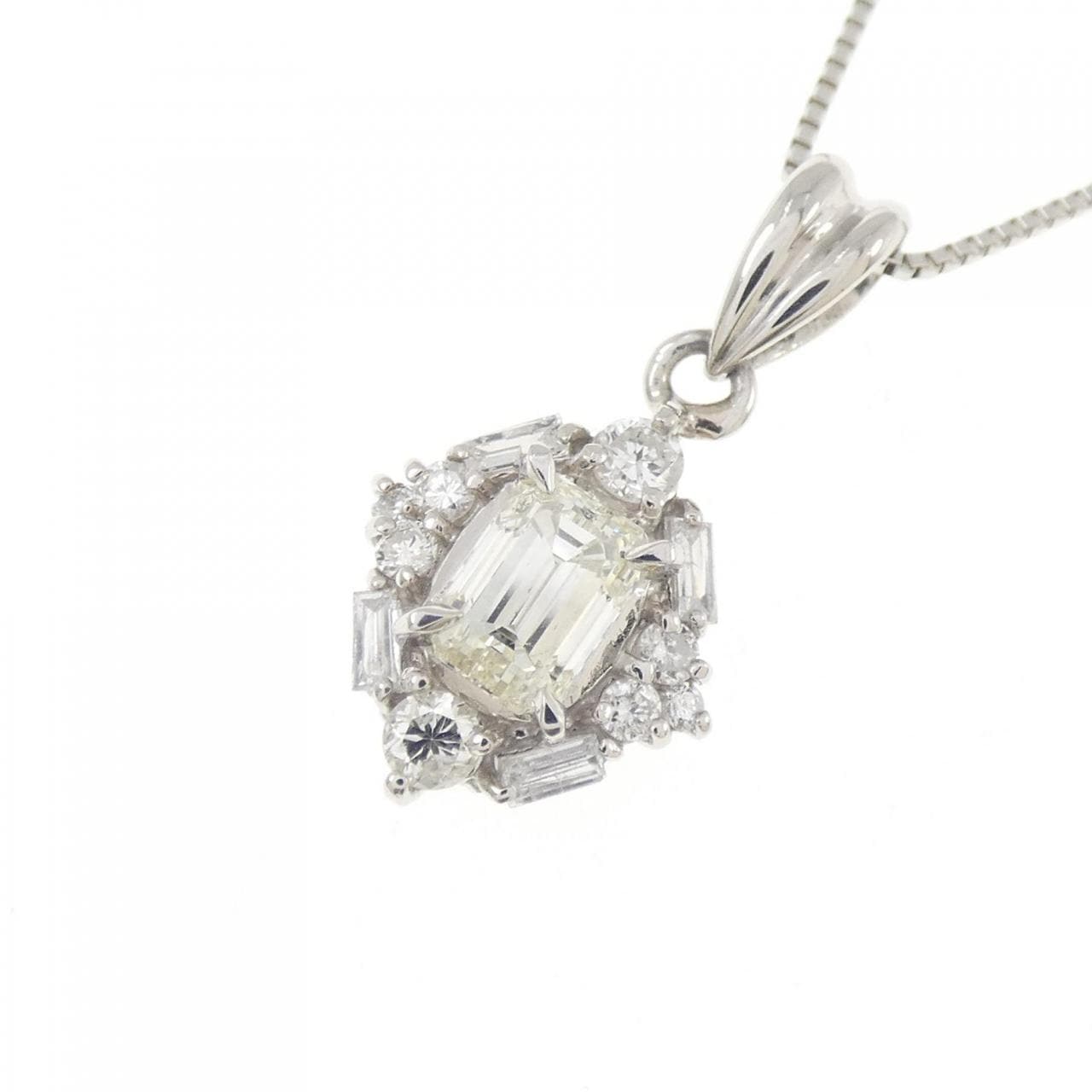 PT900/PT850 ダイヤモンド ネックレス 0.71CT