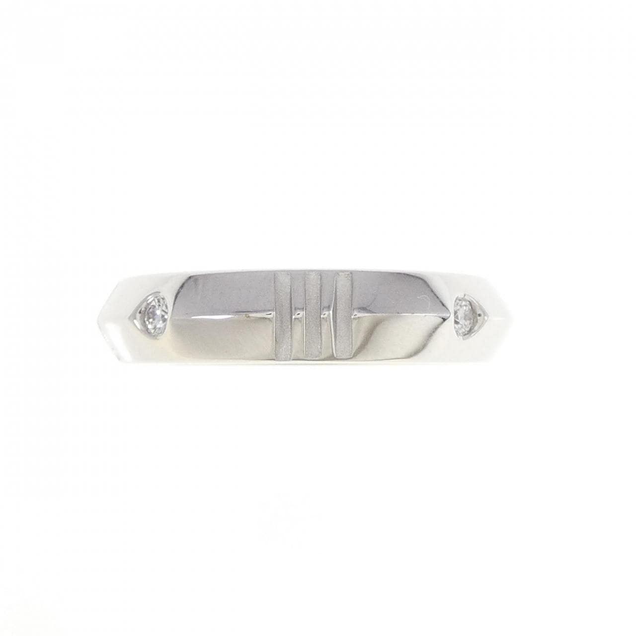 TIFFANY atlas X 封閉式窄戒指 0.10CT