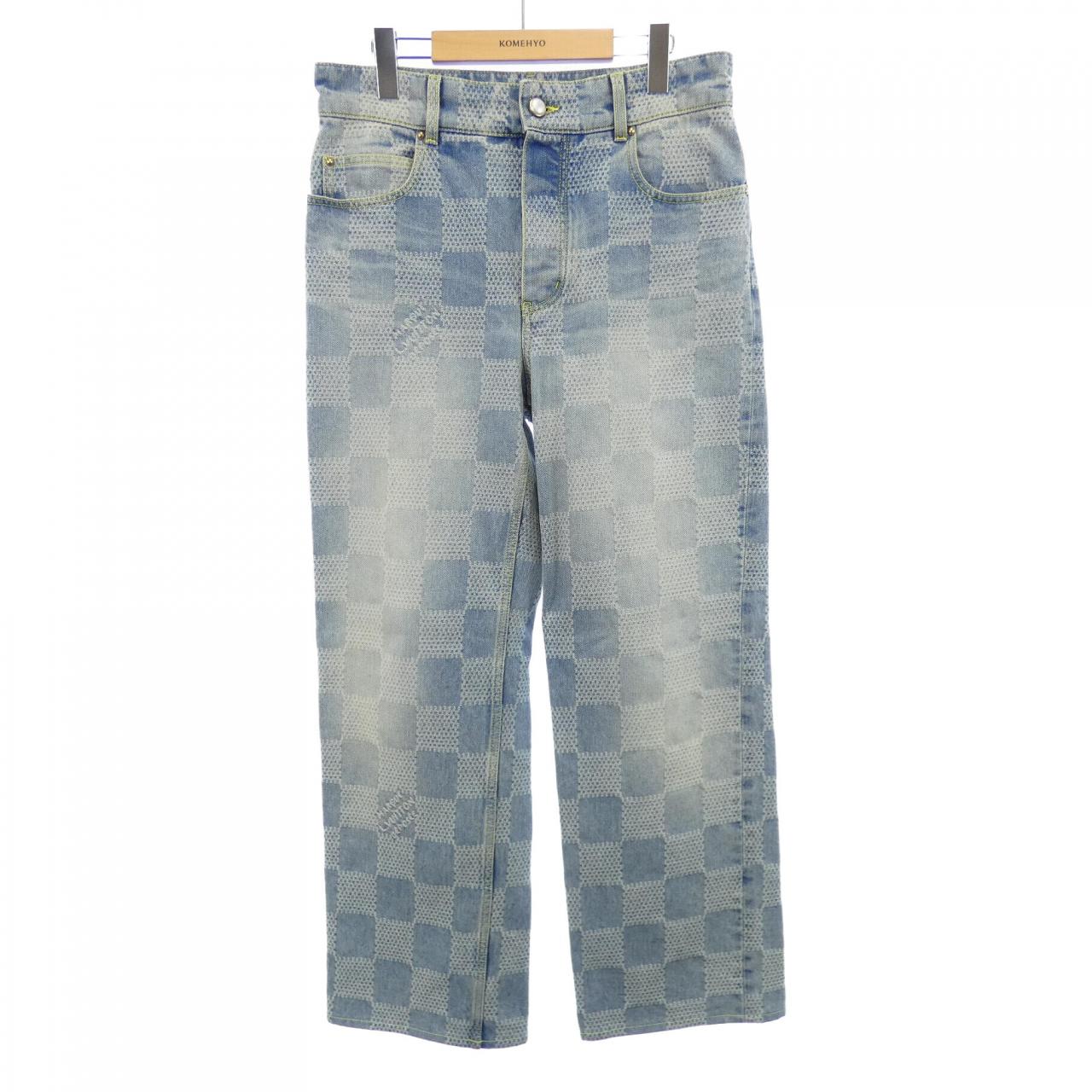 ルイヴィトン LOUIS VUITTON ダミエデニムスケートパンツ HRD48WGRT ジーンズ