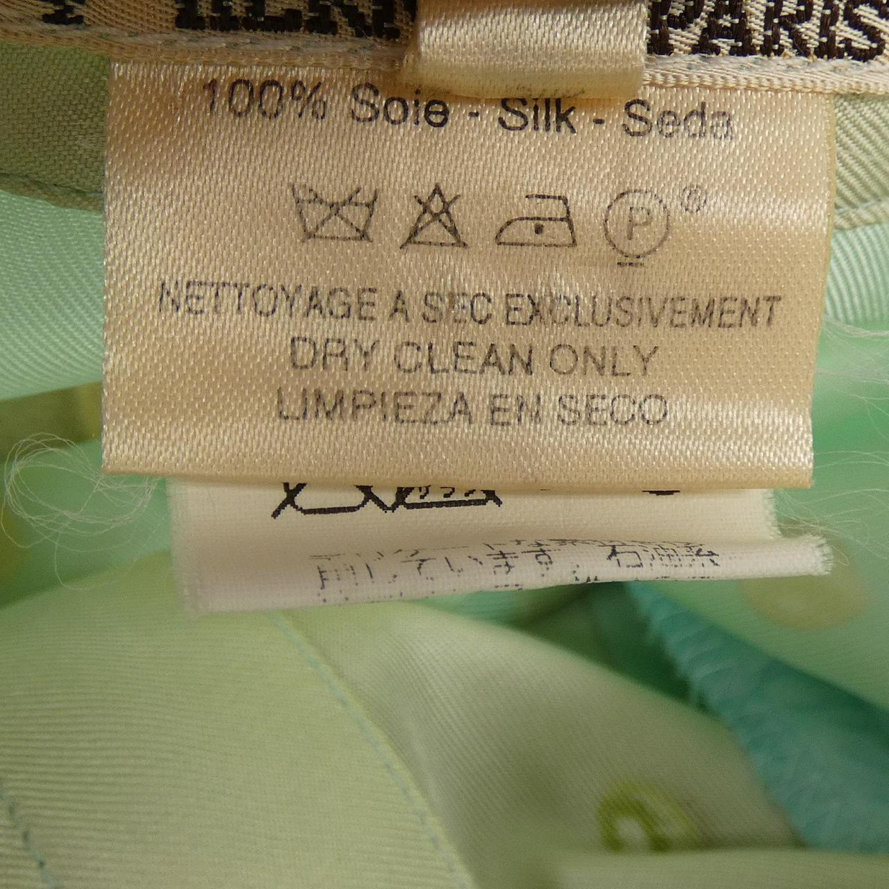 【ヴィンテージ】エルメス HERMES LA ROSEE ツイルレーヌ. シャツ