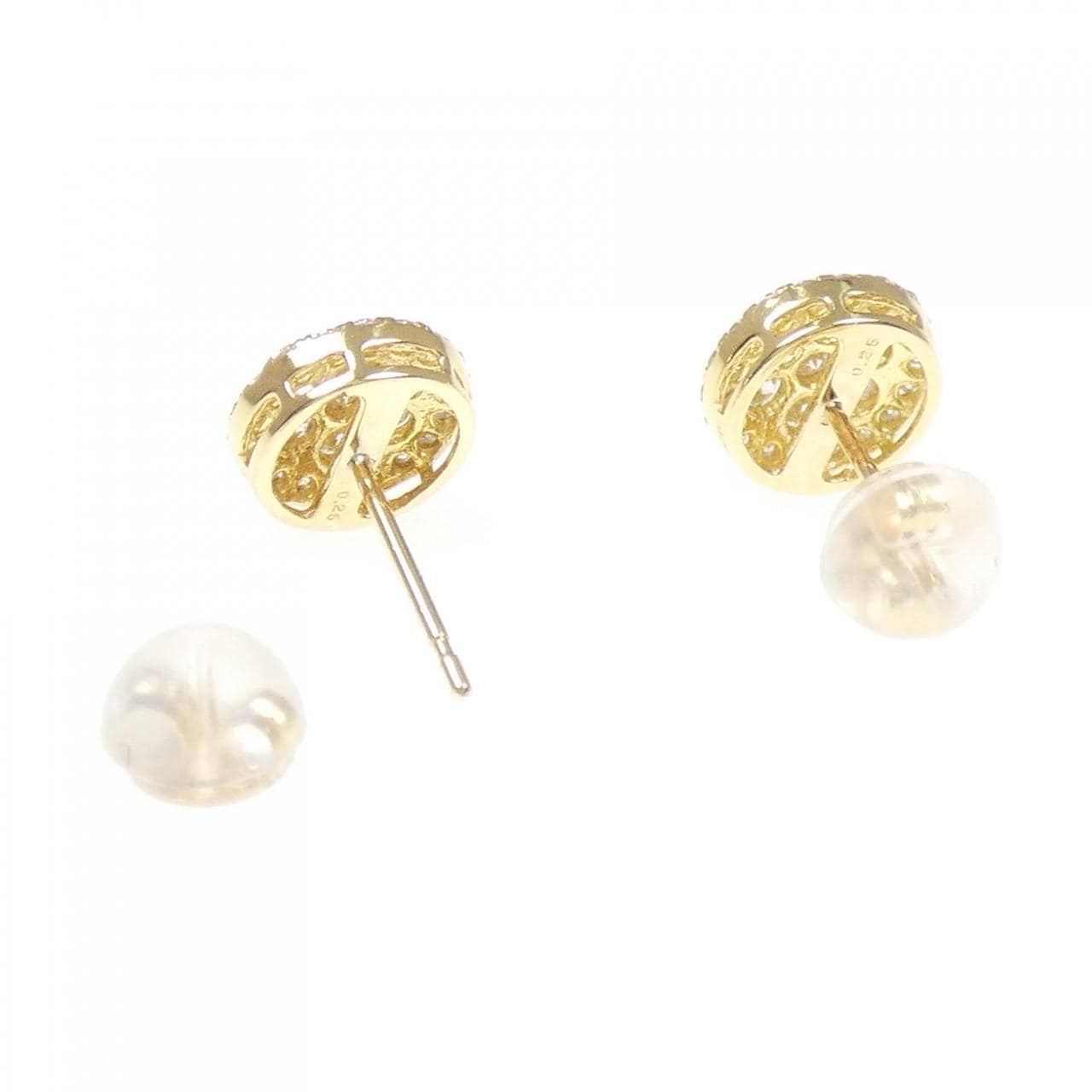 K18YG ダイヤモンド ピアス 0.50CT
