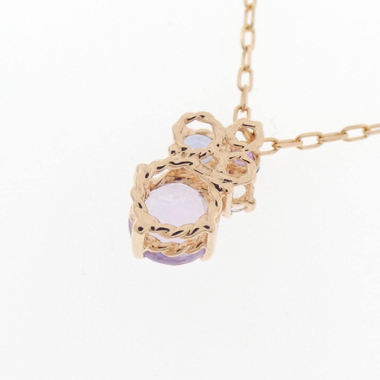 K10PG カラーストーン ネックレス