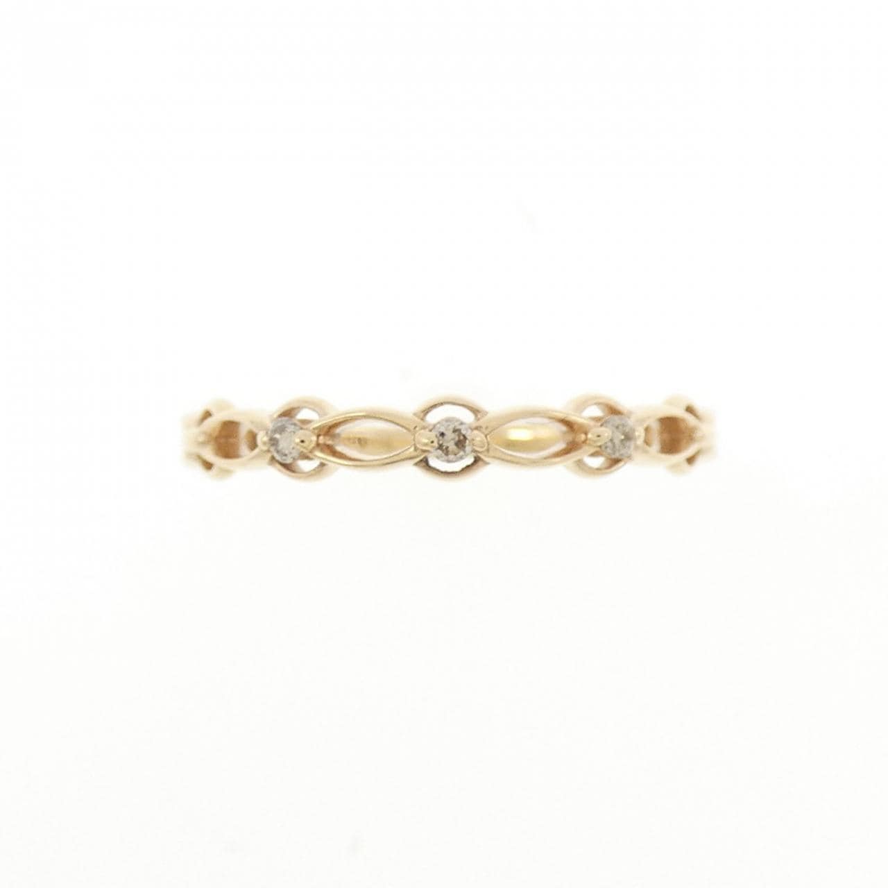 アガット ダイヤモンド リング 0.02CT