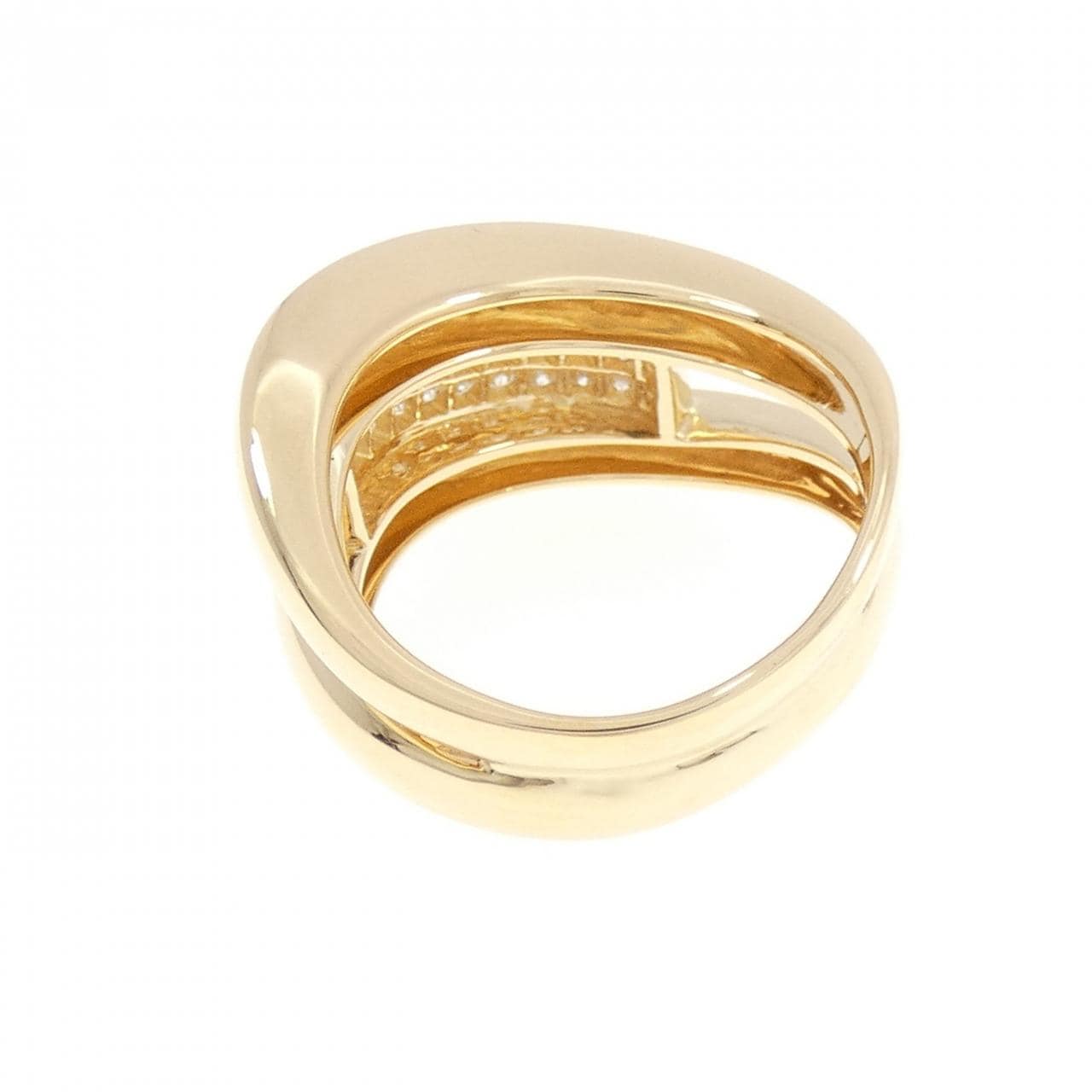 750YG ダイヤモンド リング 0.33CT