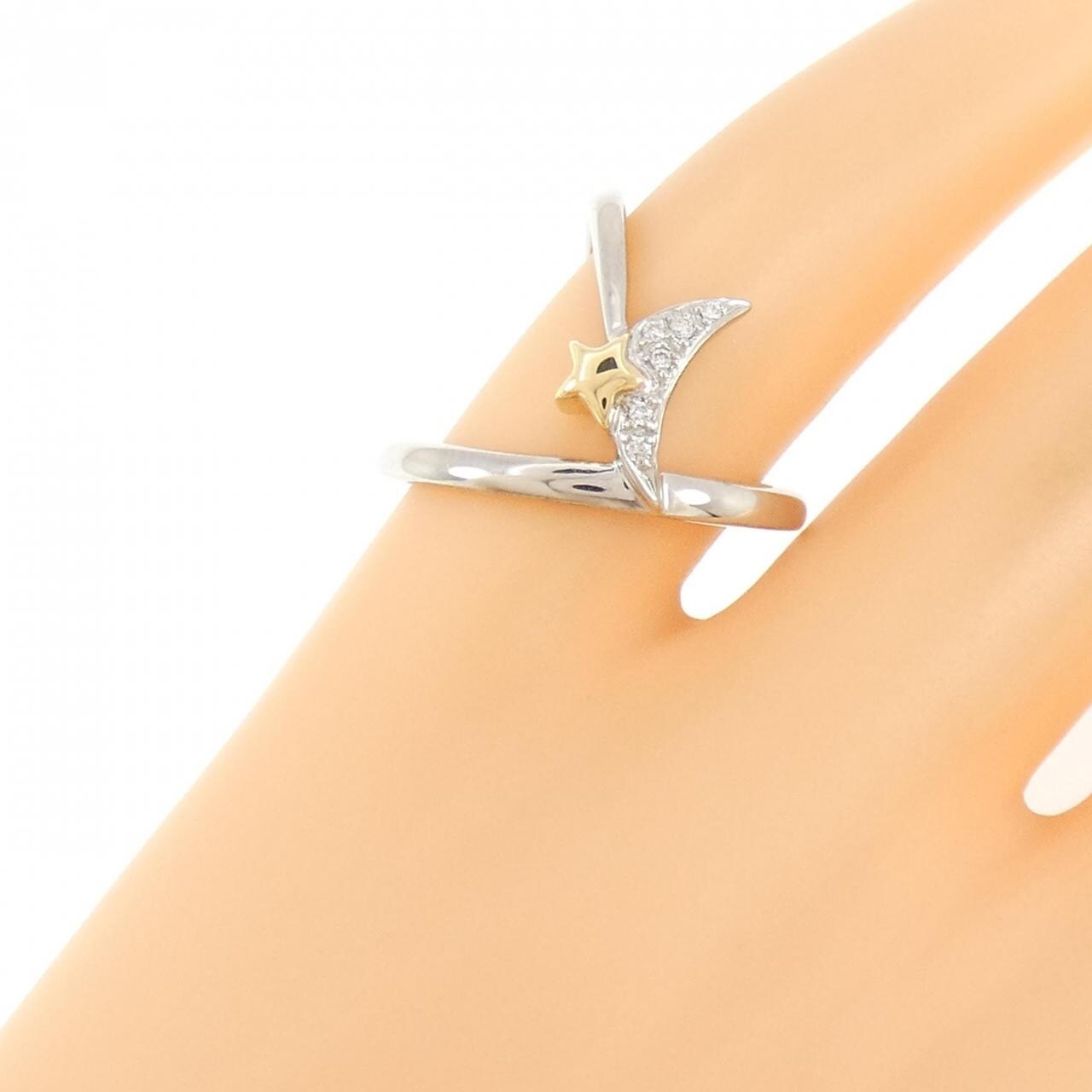 カラッチ ダイヤモンド ピンキーリング 0.03CT