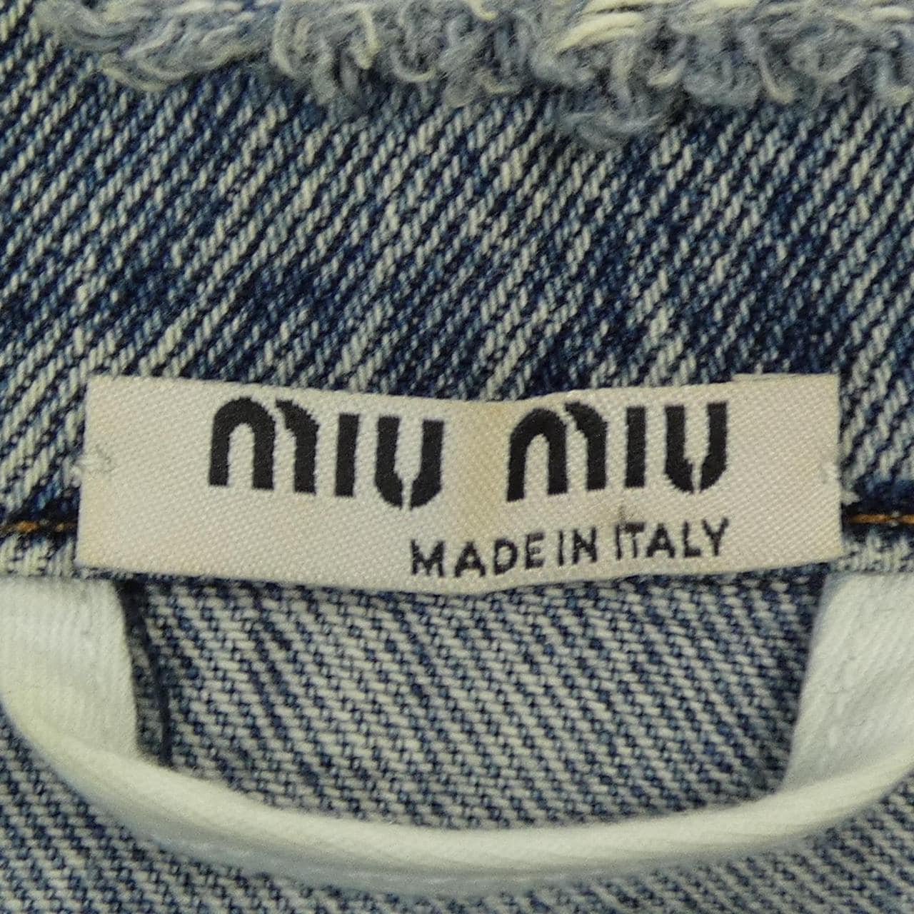 ミュウミュウ MIU MIU GWB060 1S90 デニムジャケット