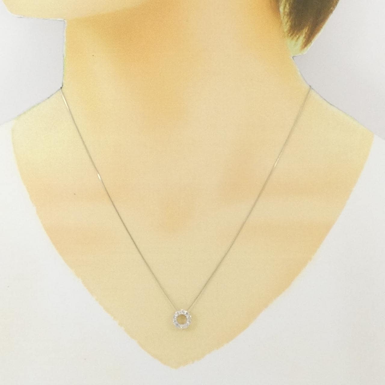 PT900/PT850 ダイヤモンド ネックレス 0.30CT