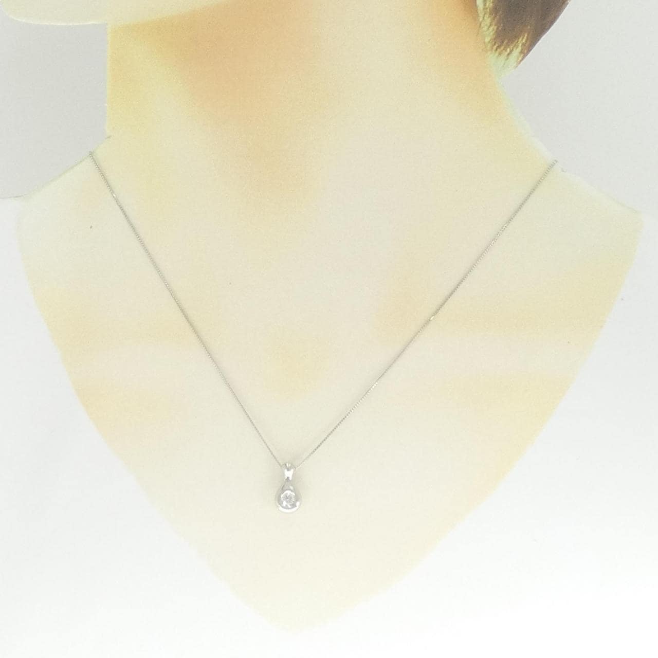 PT900/PT850 ダイヤモンド ネックレス 0.202CT