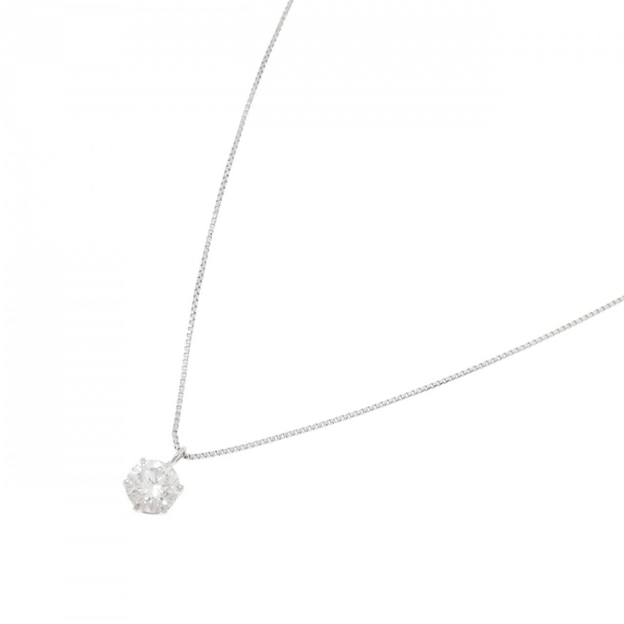 PT900/PT850 ソリティア ダイヤモンド ネックレス 0.511CT