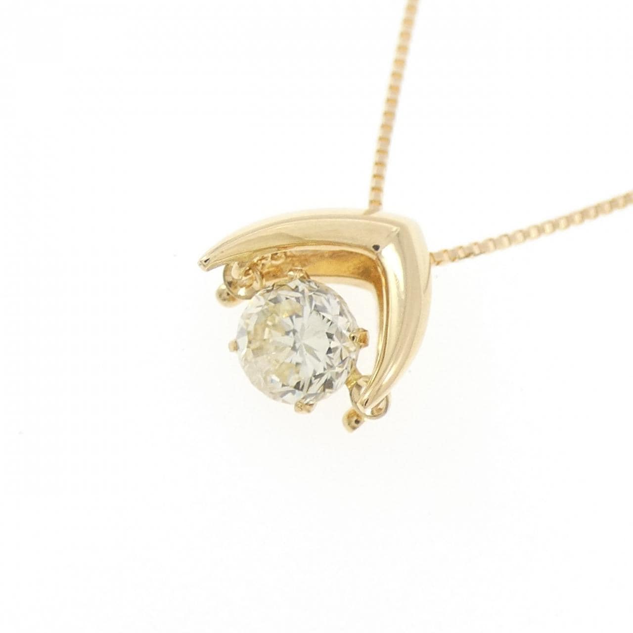K18YG ダイヤモンド ネックレス 0.465CT