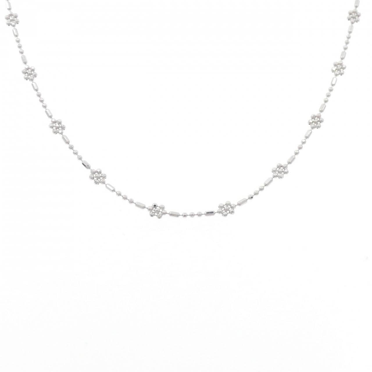 K18WG ネックレス