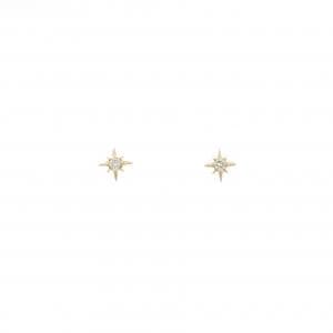 K18YG ダイヤモンド ピアス 0.04CT