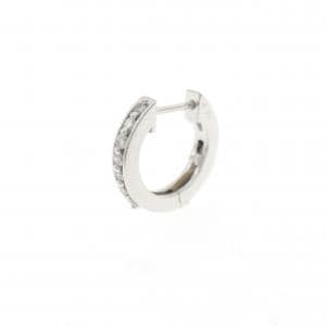 K18WG ダイヤモンド ピアス 0.15CT 片耳