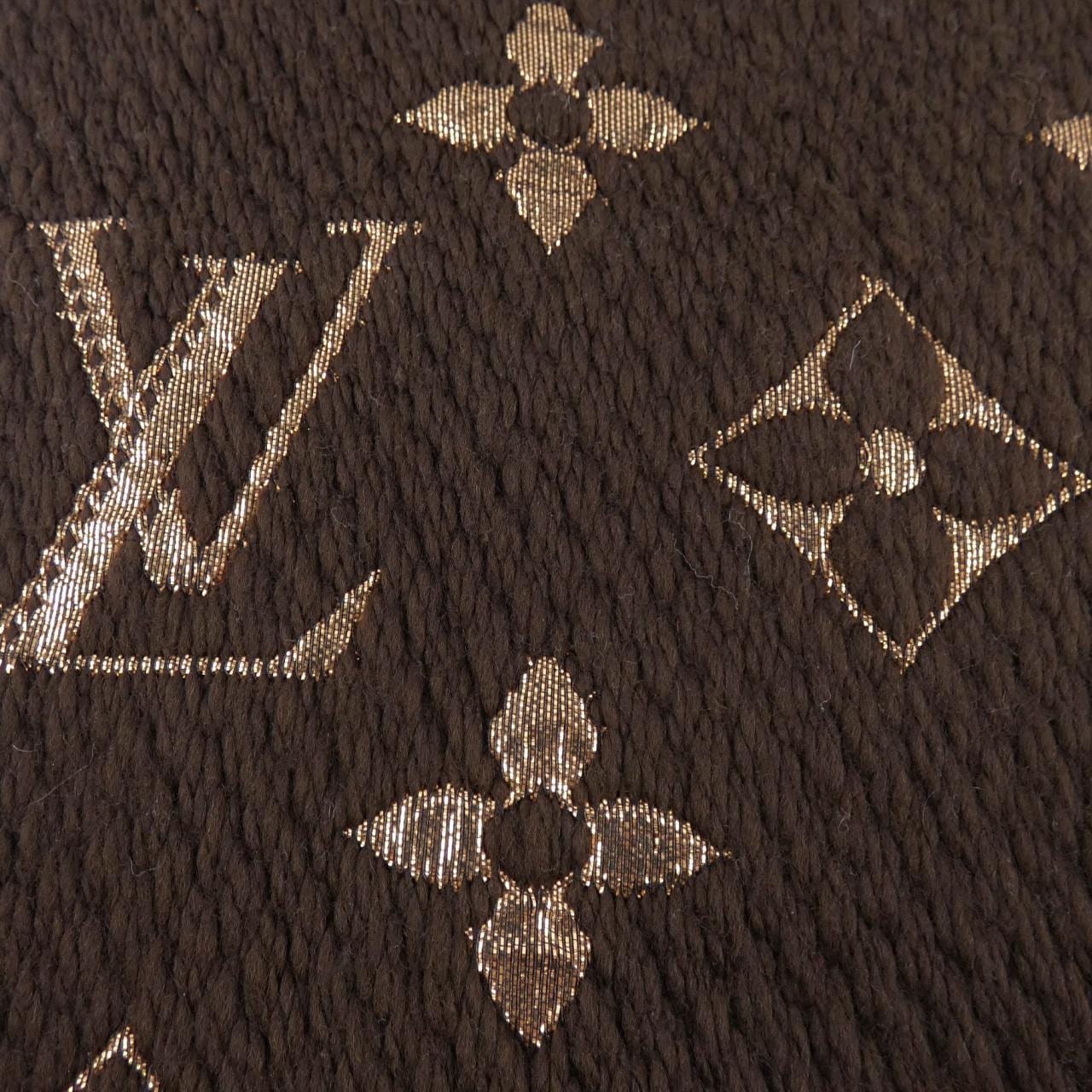 ルイヴィトン LOUIS VUITTON エシャルプ ロゴマニア シャイン M71383 MUFFLER