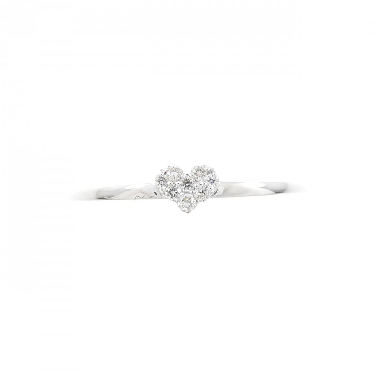 クミキョク ハート ダイヤモンド リング 0.04CT