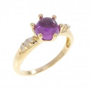 K18YG ガーネット リング