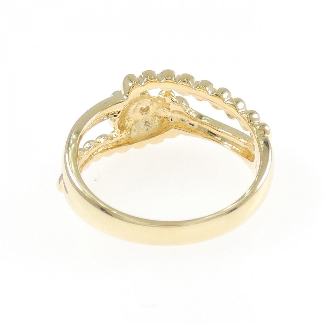 K18YG ハート ダイヤモンド リング 0.01CT