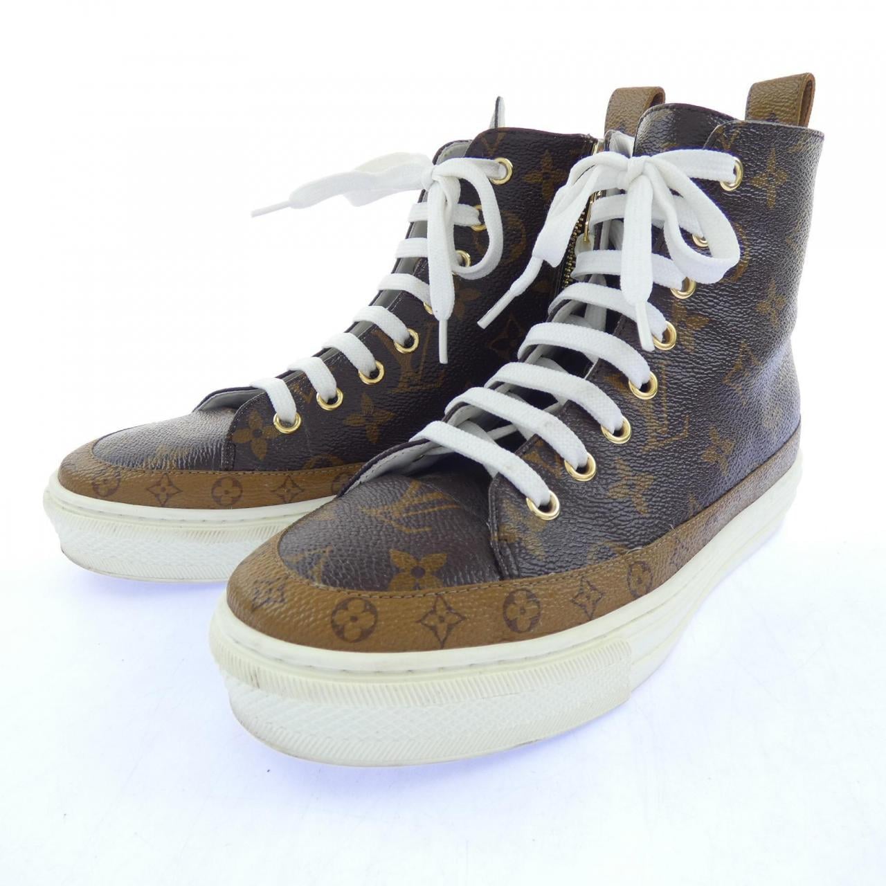 ルイヴィトン LOUIS VUITTON パテントモノグラムキャンバス ステラーライン スニーカー