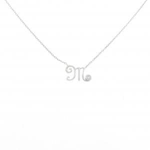 ヴァンドーム イニシャル ダイヤモンド ネックレス