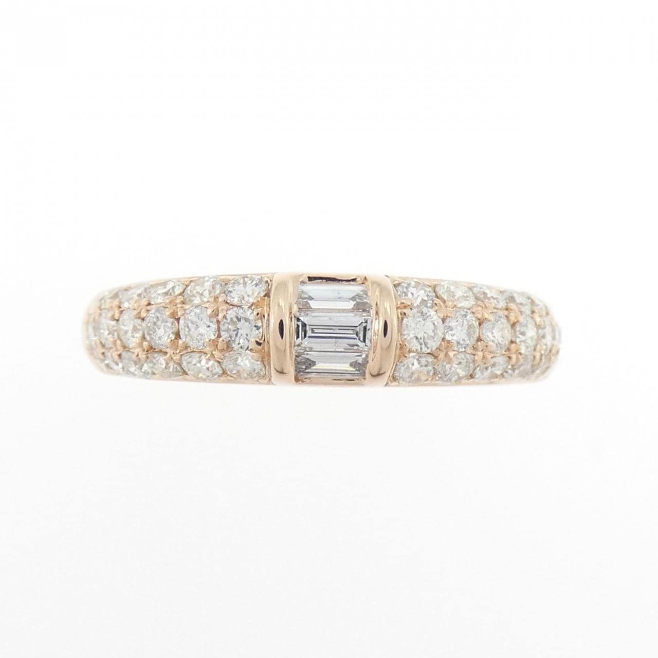 K18PG ダイヤモンド リング 0.80CT