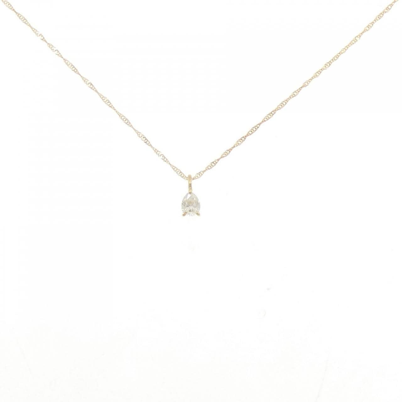K18YG ダイヤモンド ネックレス 0.20CT