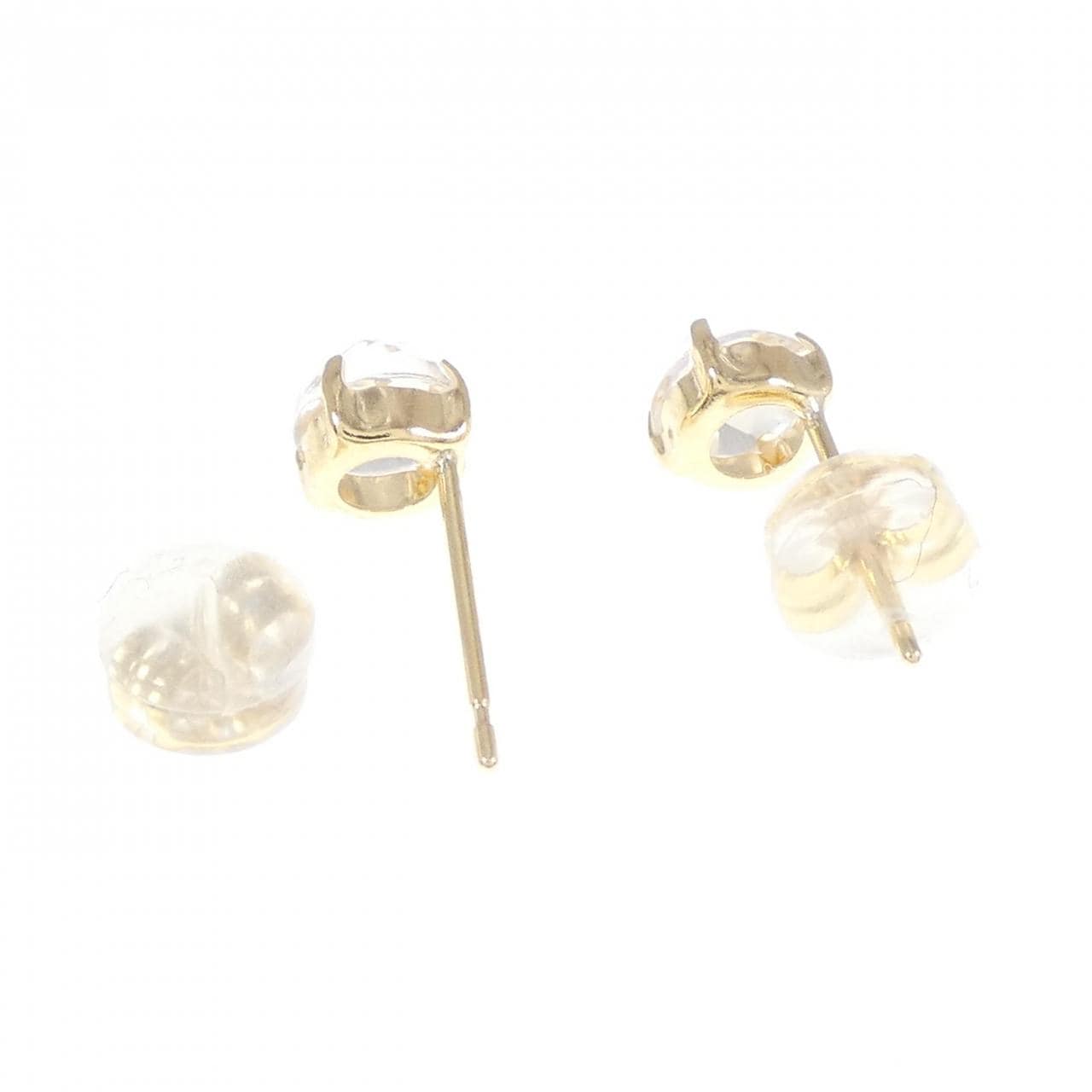 [BRAND NEW] K18YG Moonstone Earrings