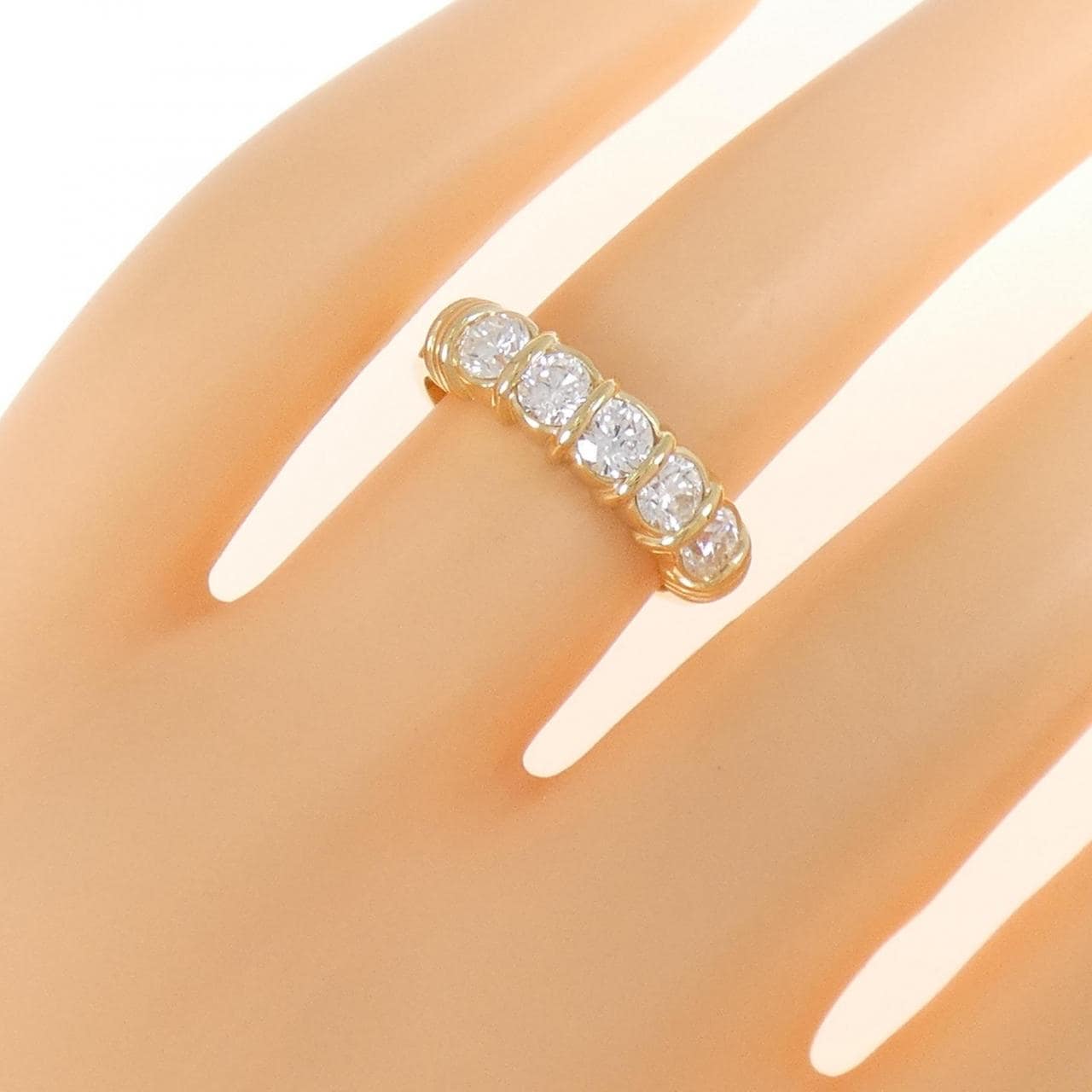 K18YG ダイヤモンド リング 1.00CT
