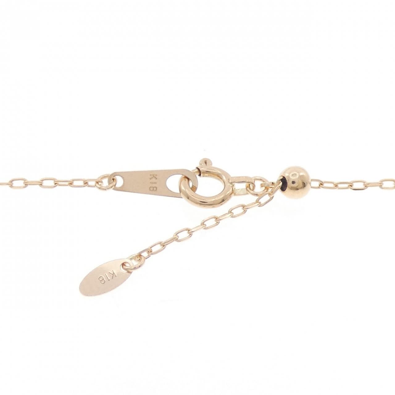 K18PG ダイヤモンド ネックレス 0.319CT