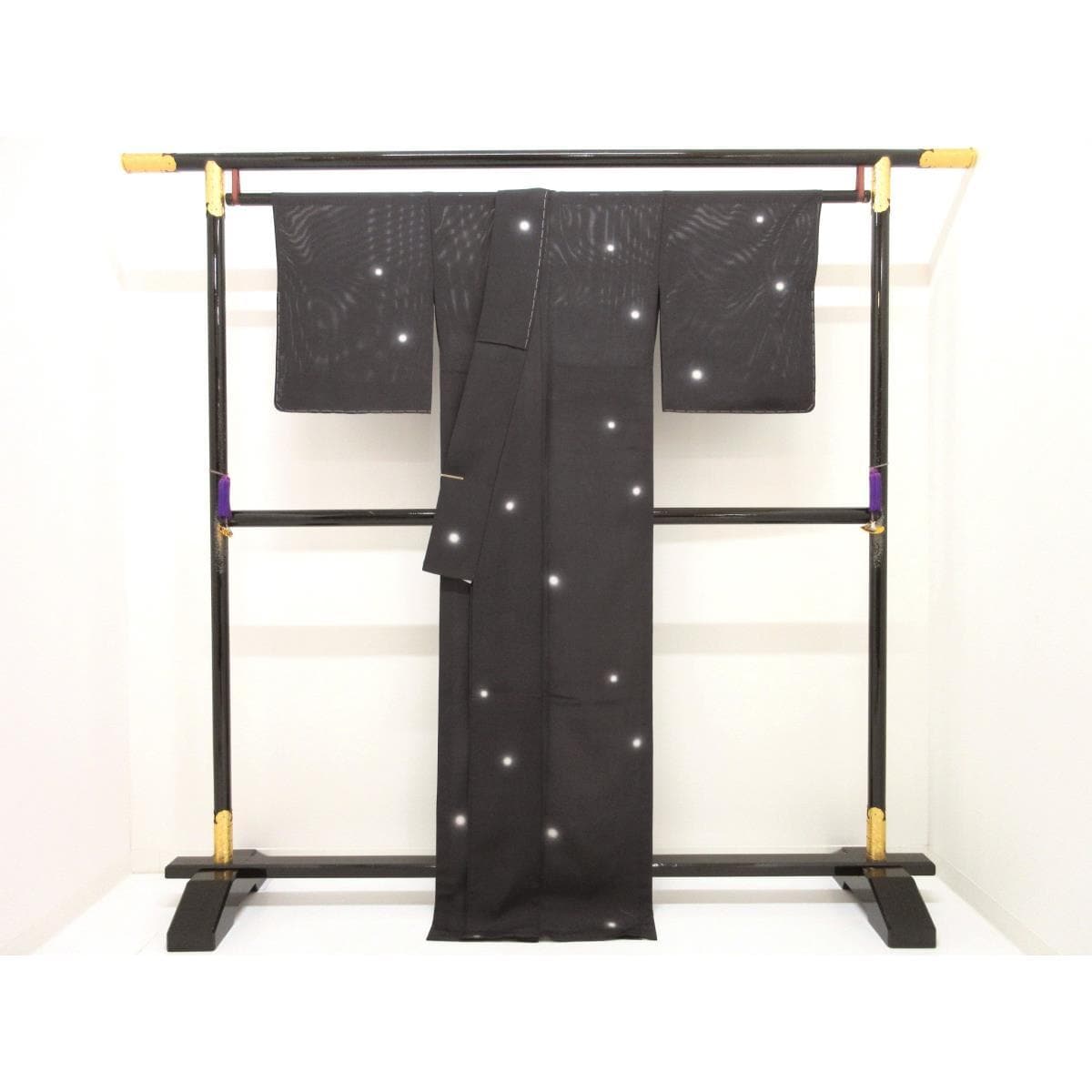 【新品】単衣　駒絽小紋
