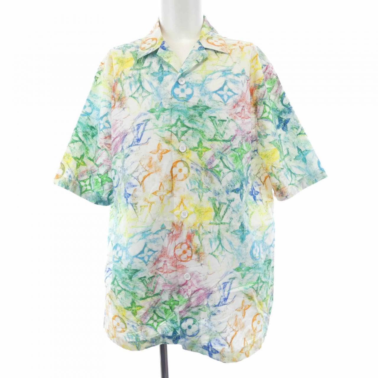 ルイヴィトン LOUIS VUITTON パステルモノグラム HKS18WZKJ S／Sシャツ