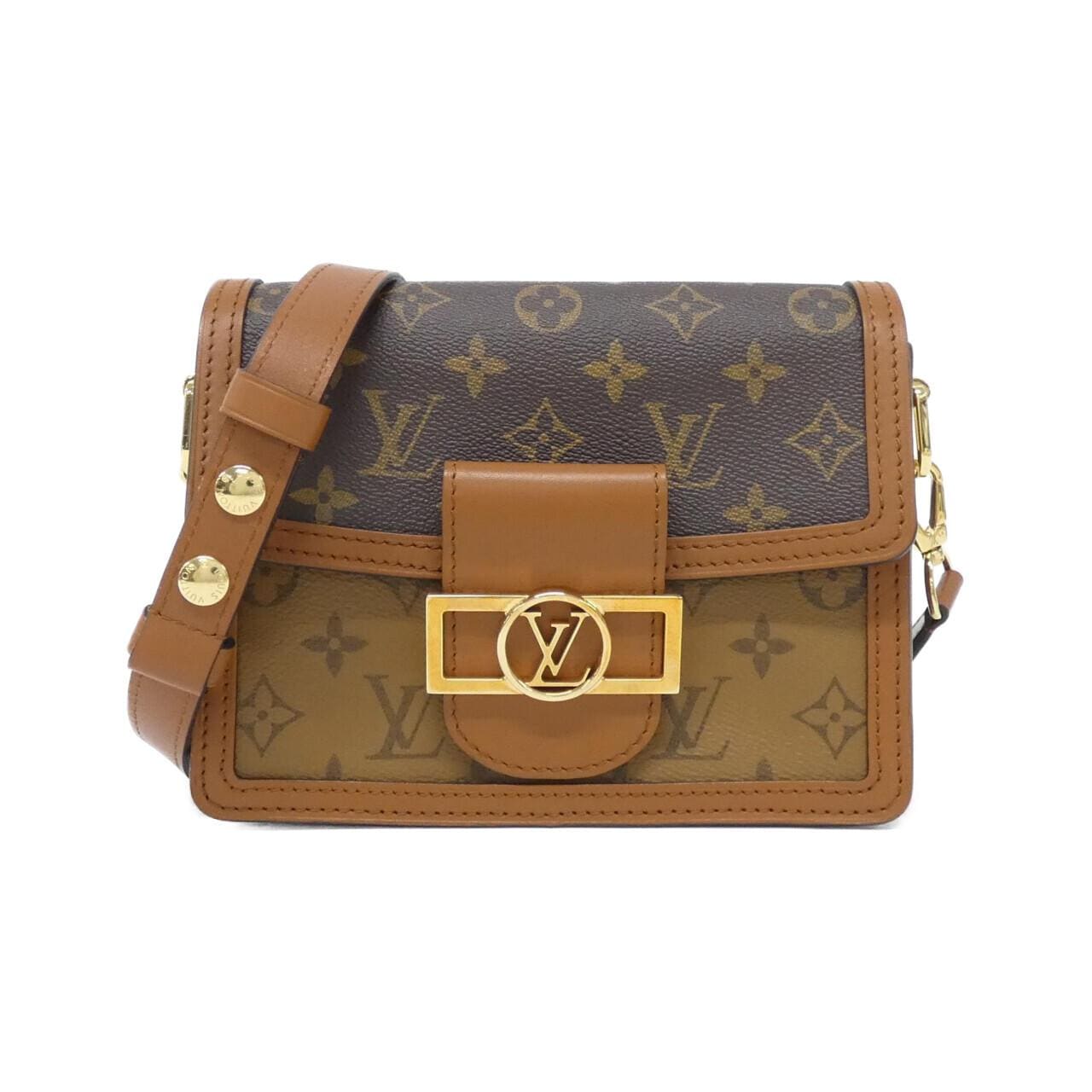 LOUIS VUITTON Monogram Reverse Dauphine MINI M44580 Shoulder Bag