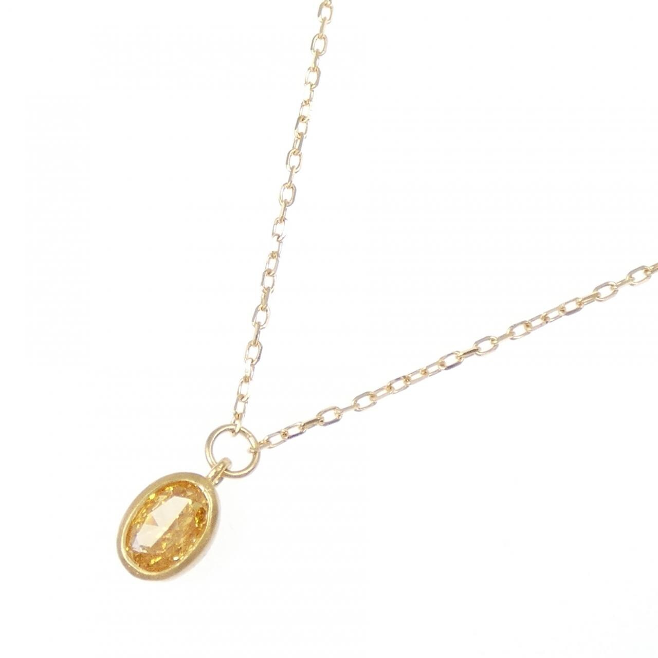 K18YG ダイヤモンド ネックレス 0.24CT