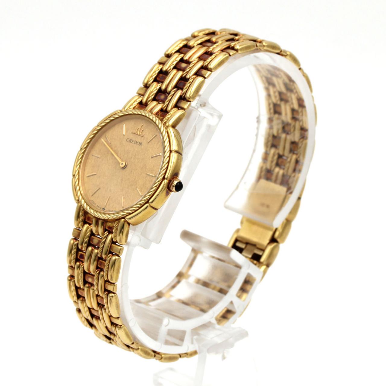 【ノーメンテナンス還元価格】セイコー クレドール YG 5A70-0100 YG クォーツ