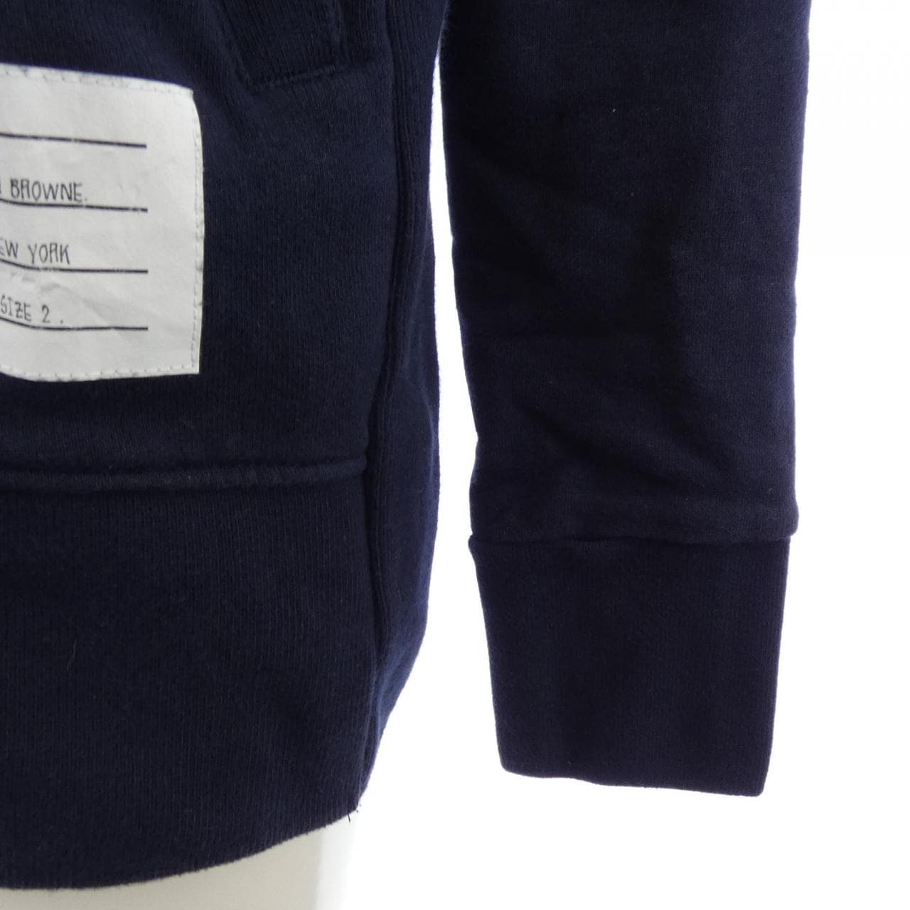 トムブラウン THOM BROWNE クラシックループ 4BAR フルジップアップフーディー MJT022H パーカー
