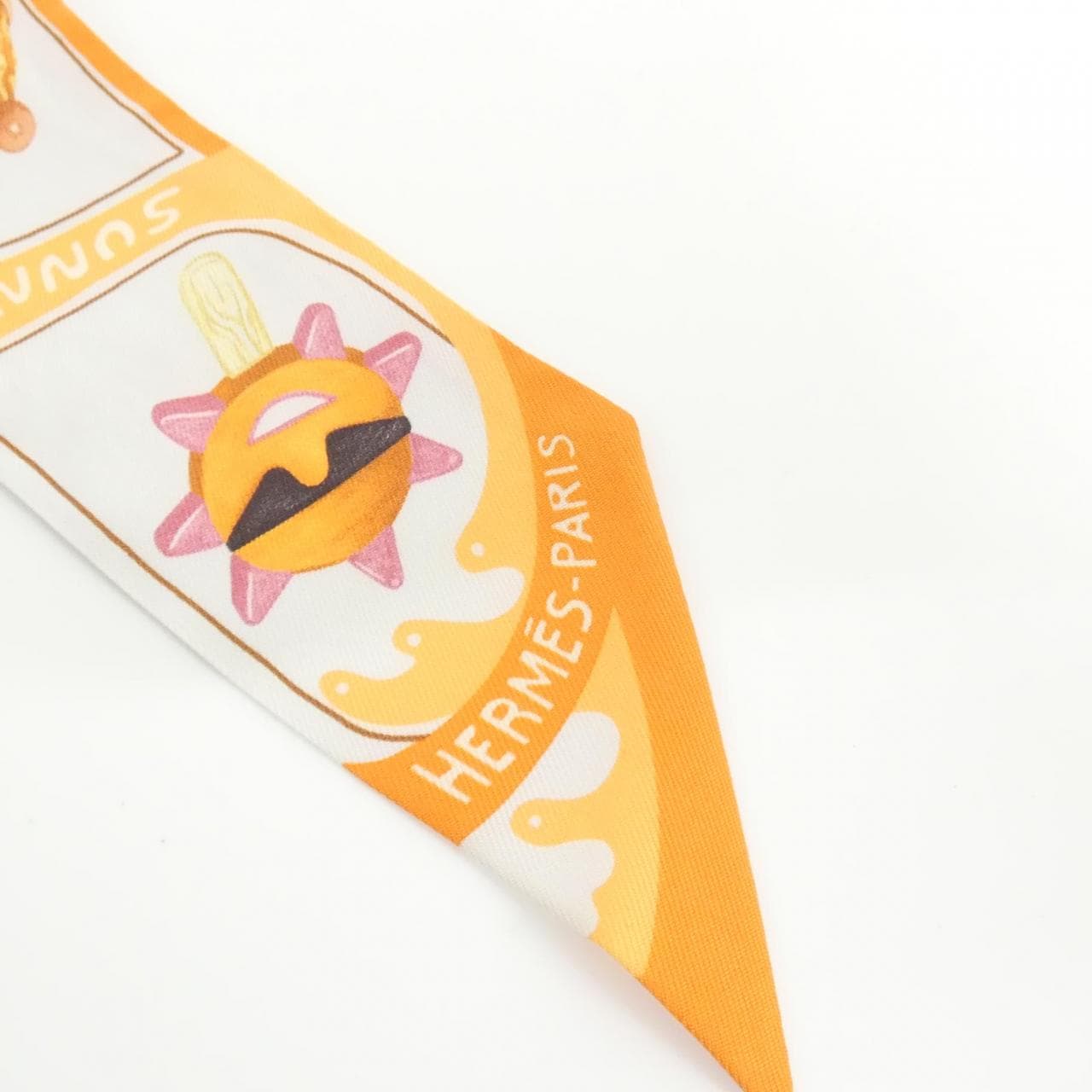 エルメス FUNNY ICE CREAM ツイリー 064109S スカーフ