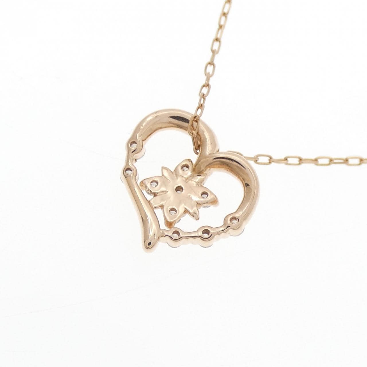 4゜C ハート ダイヤモンド ネックレス