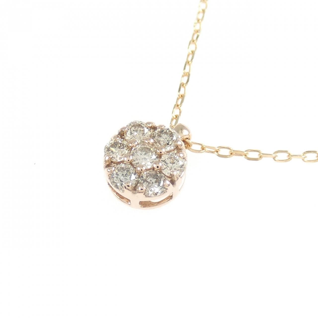 K10PG ダイヤモンド ネックレス 0.21CT