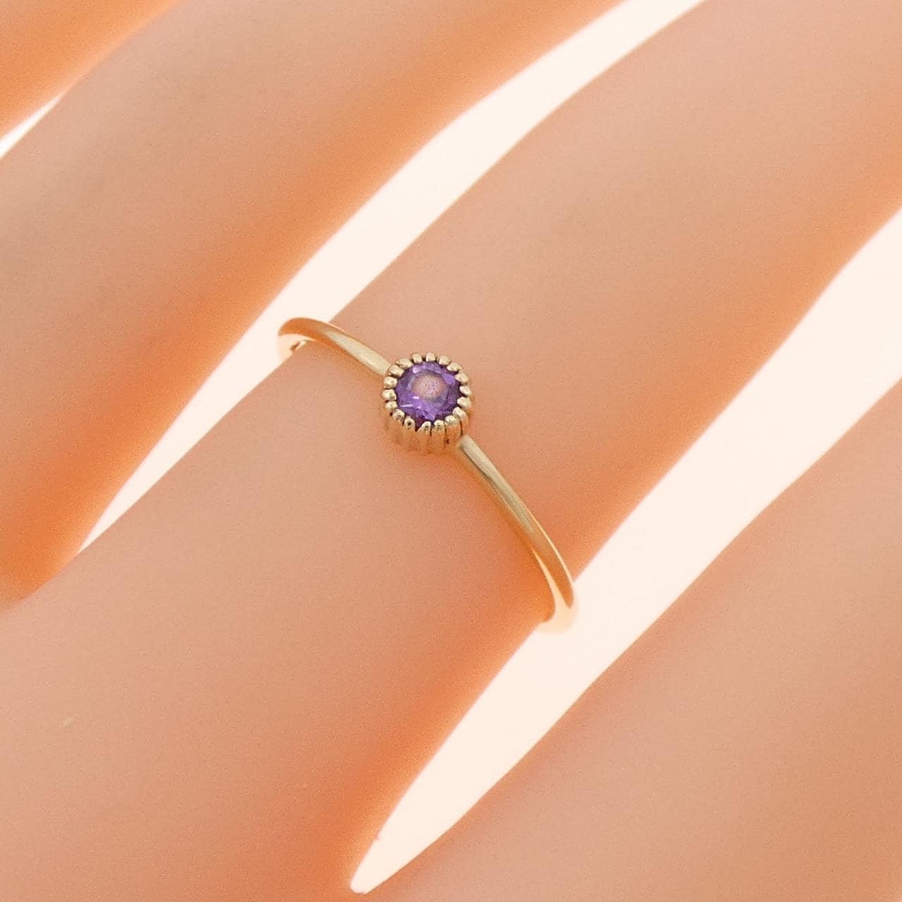 K10YG アメジスト リング