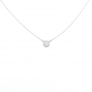 K18WG Diamond Necklace 0.234CT H SI2 Good