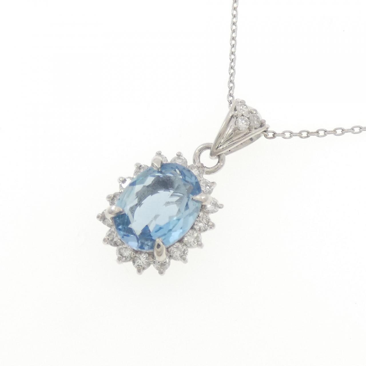 PT アクアマリン ネックレス 1.38CT