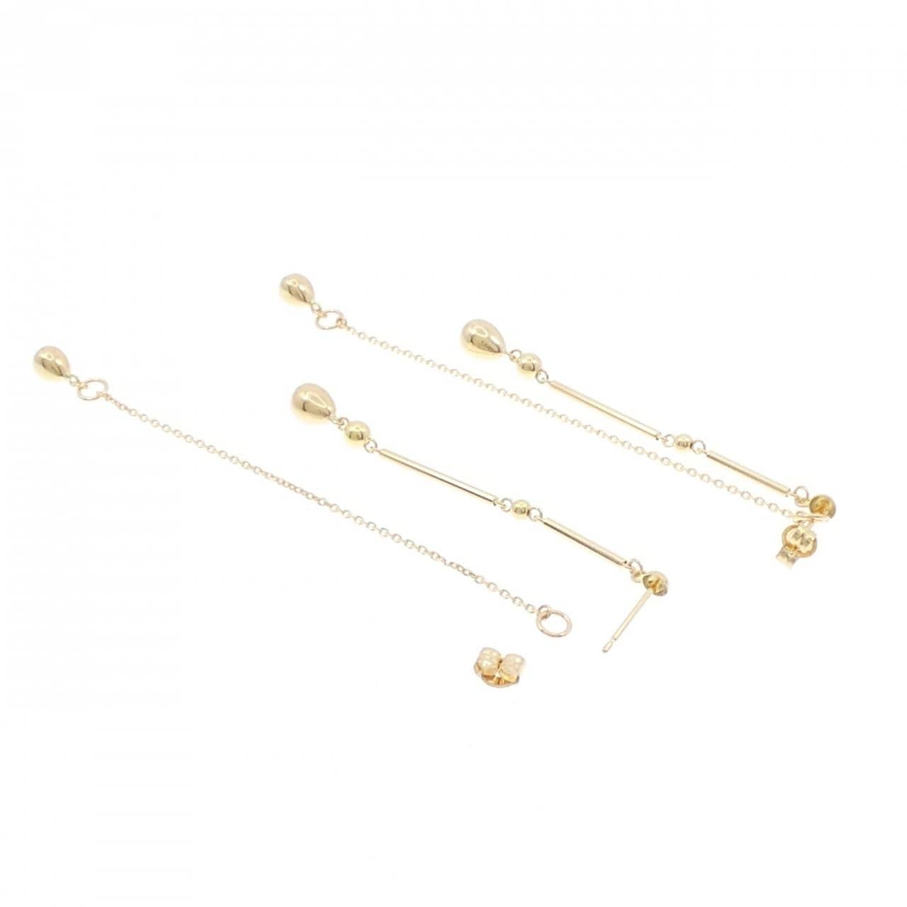 【新品】2WAY K18YG ピアス