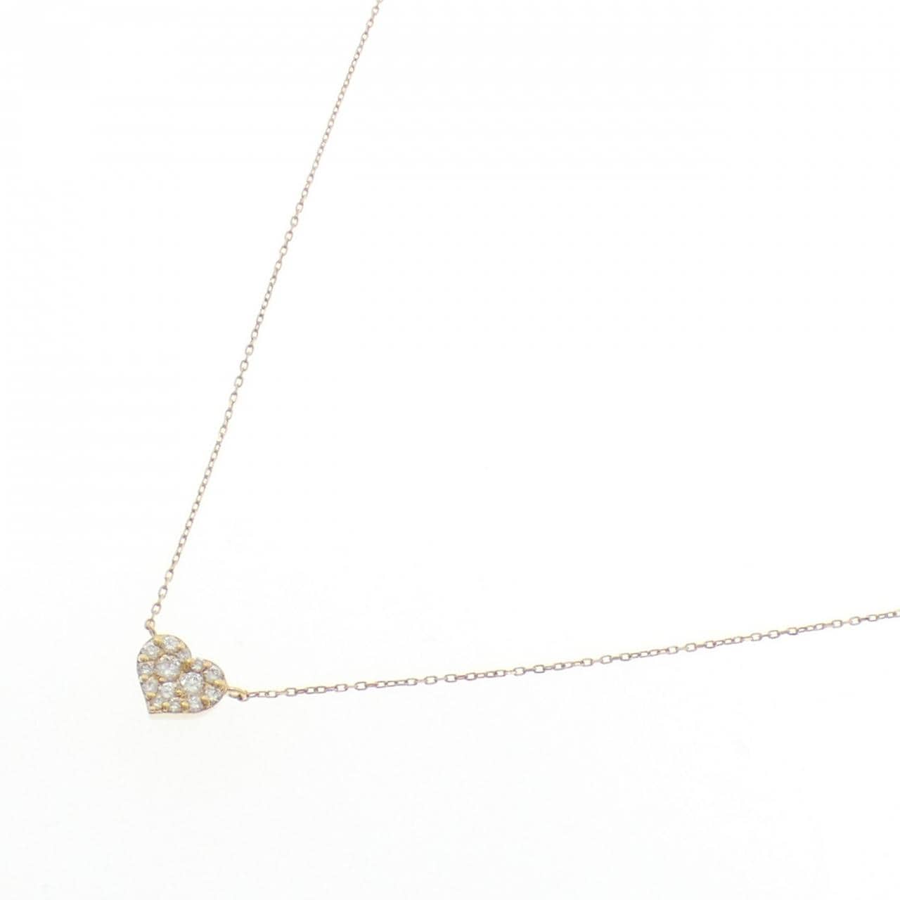 ポンテヴェキオ ハート ネックレス 0.13CT