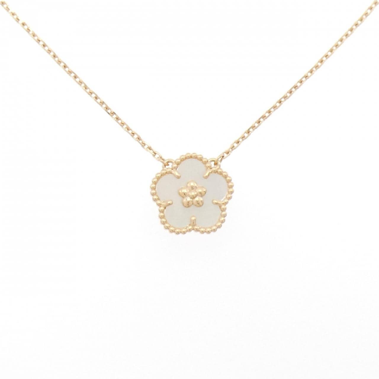 ヴァンクリーフ&アーペル ラッキー スプリング プラムブロッサム ネックレス